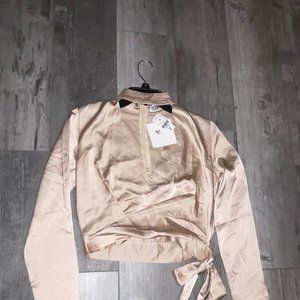 LF Seek the label satin choker wrap